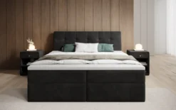 Boxspringbett Amalia Samt mit Stauraum