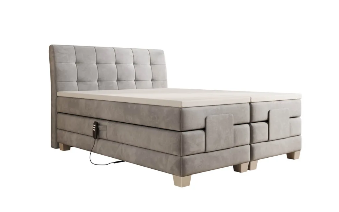 Boxspringbett Amara Samt elektrisch verstellbar