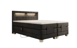 Boxspringbett Ardena Samt elektrisch verstellbar mit LED