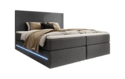Boxspringbett Arito mit LED u. Stauraum