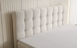 Boxspringbett Ascot in Strukturstoff mit Stauraum