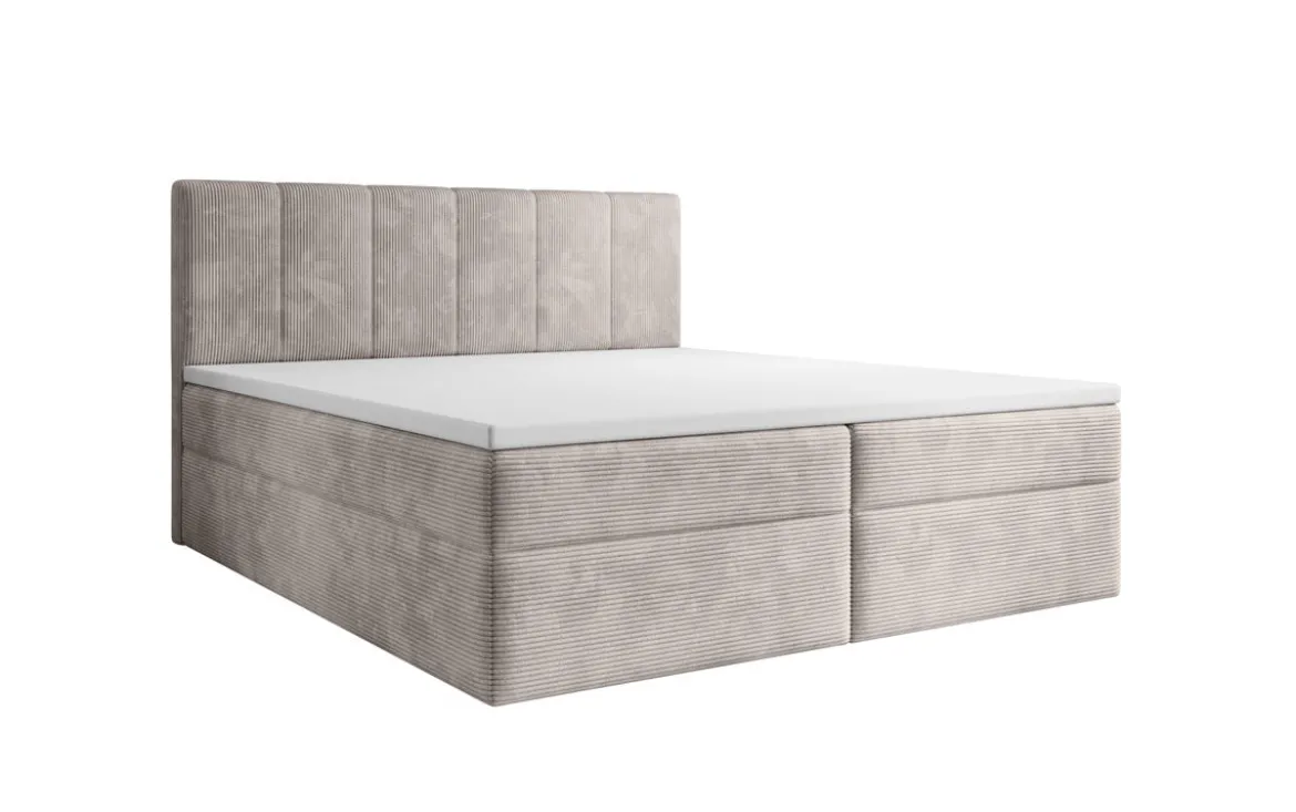Boxspringbett Aurelia Cord mit Stauraum