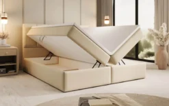Boxspringbett Aurelia Kunstleder mit Stauraum