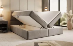 Boxspringbett Aurelia Samt mit Stauraum