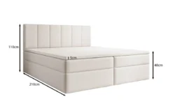 Boxspringbett Aurelia Samt mit Stauraum