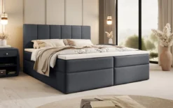 Boxspringbett Aurelia Stoff mit Stauraum