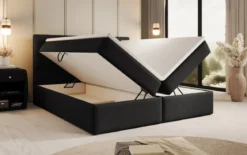 Boxspringbett Aurelia Stoff mit Stauraum