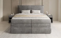 Boxspringbett Avelora mit Stauraum in Cord