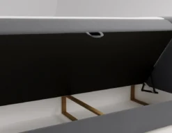 Boxspringbett Bergamo Samt mit Stauraum