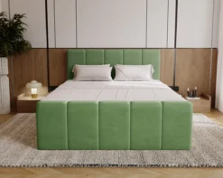 Boxspringbett Bergamo Samt mit Stauraum