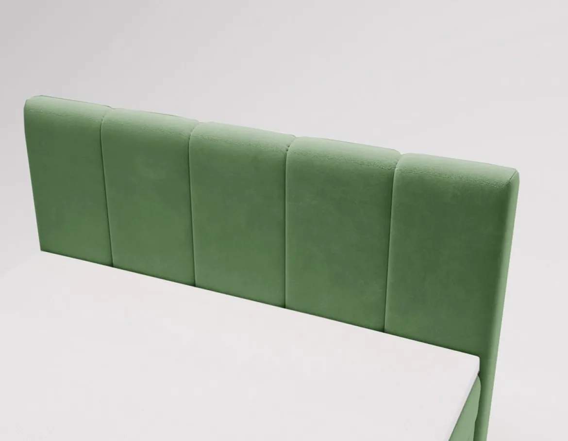 Boxspringbett Bergamo Samt mit Stauraum