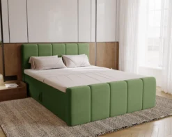 Boxspringbett Bergamo Samt mit Stauraum