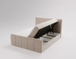 Boxspringbett Bergamo Samt mit Stauraum