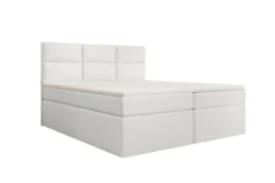 Boxspringbett Carito Bouclé mit USB und Stauraum