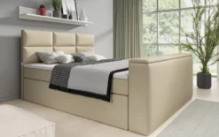 Boxspringbett Carito mit TV Lift, USB und Stauraum