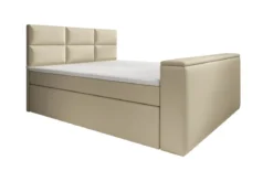 Boxspringbett Carito mit TV Lift, USB und Stauraum