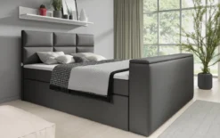 Boxspringbett Carito mit TV Lift, USB und Stauraum