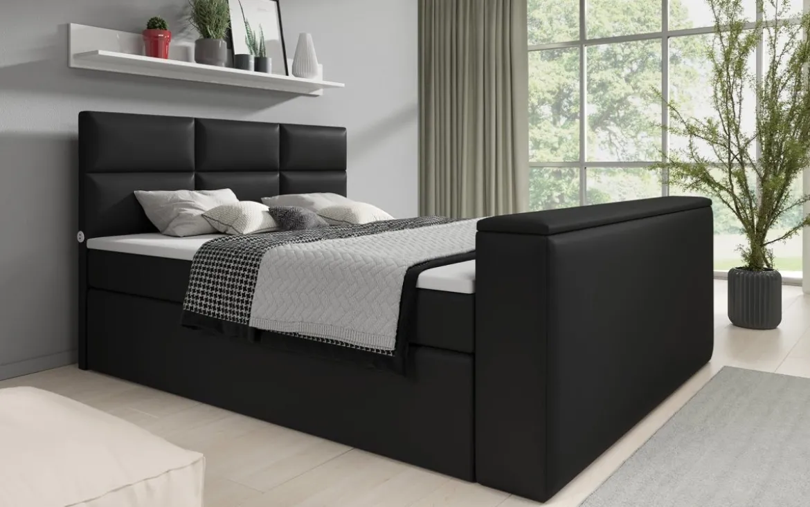 Boxspringbett Carre mit TV Lift und USB
