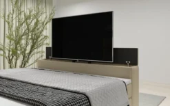 Boxspringbett Carre mit TV Lift und USB