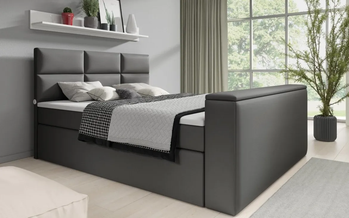 Boxspringbett Carre mit TV Lift und USB
