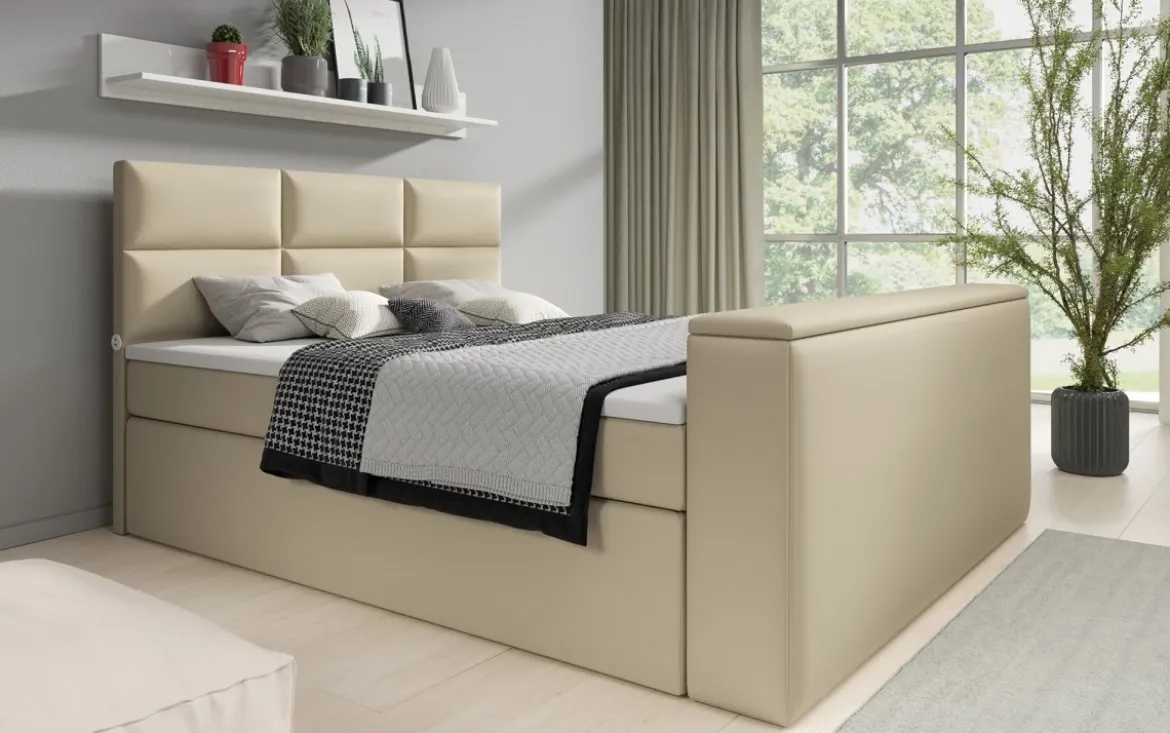 Boxspringbett Carre mit TV Lift und USB