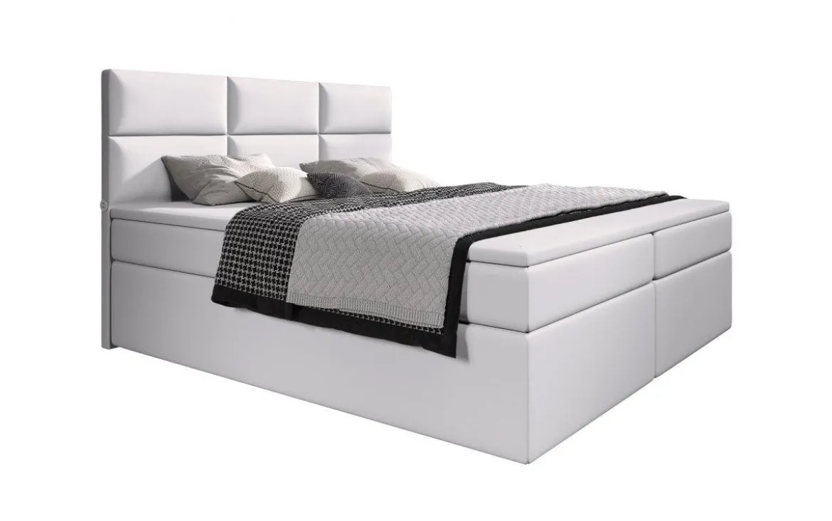 Boxspringbett Carre mit USB-Anschluss