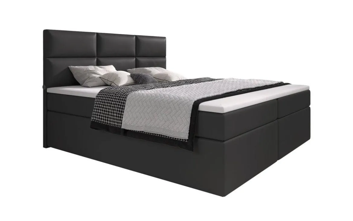 Boxspringbett Carre mit USB-Anschluss