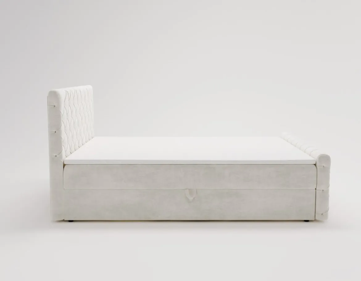 Boxspringbett Chester Samt mit Stauraum