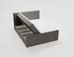 Boxspringbett Chester Samt mit Stauraum