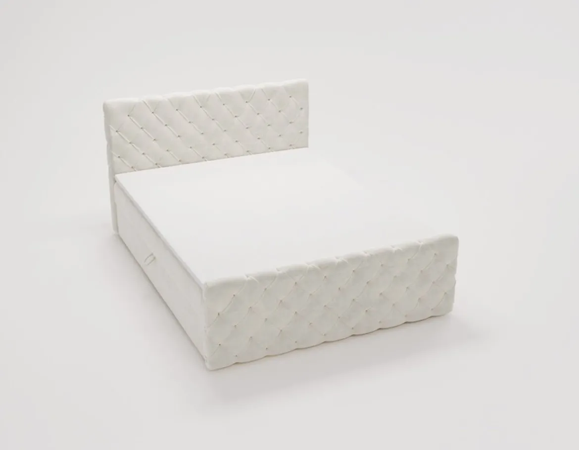 Boxspringbett Chester Samt mit Stauraum