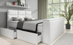 Boxspringbett Citaro mit TV Lift, USB und Stauraum