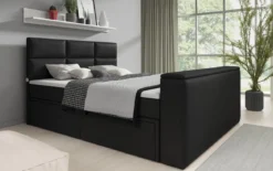 Boxspringbett Citaro mit TV Lift, USB und Stauraum