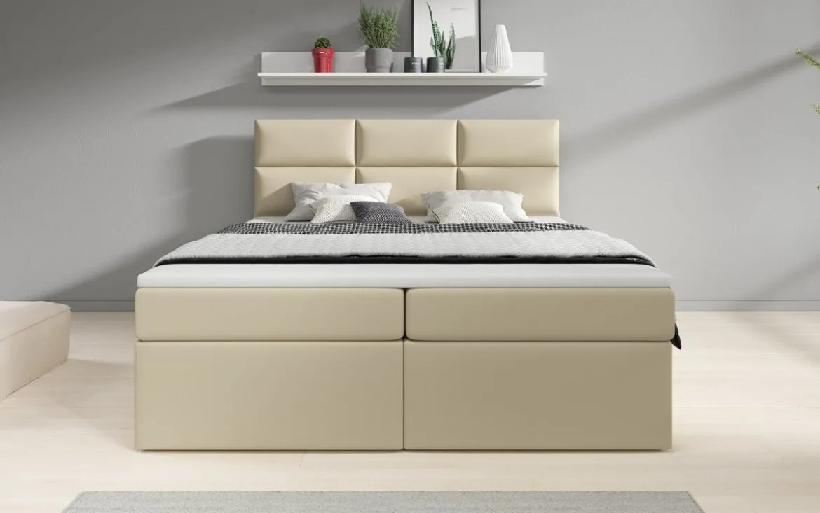 Boxspringbett Citaro mit USB und Stauraum