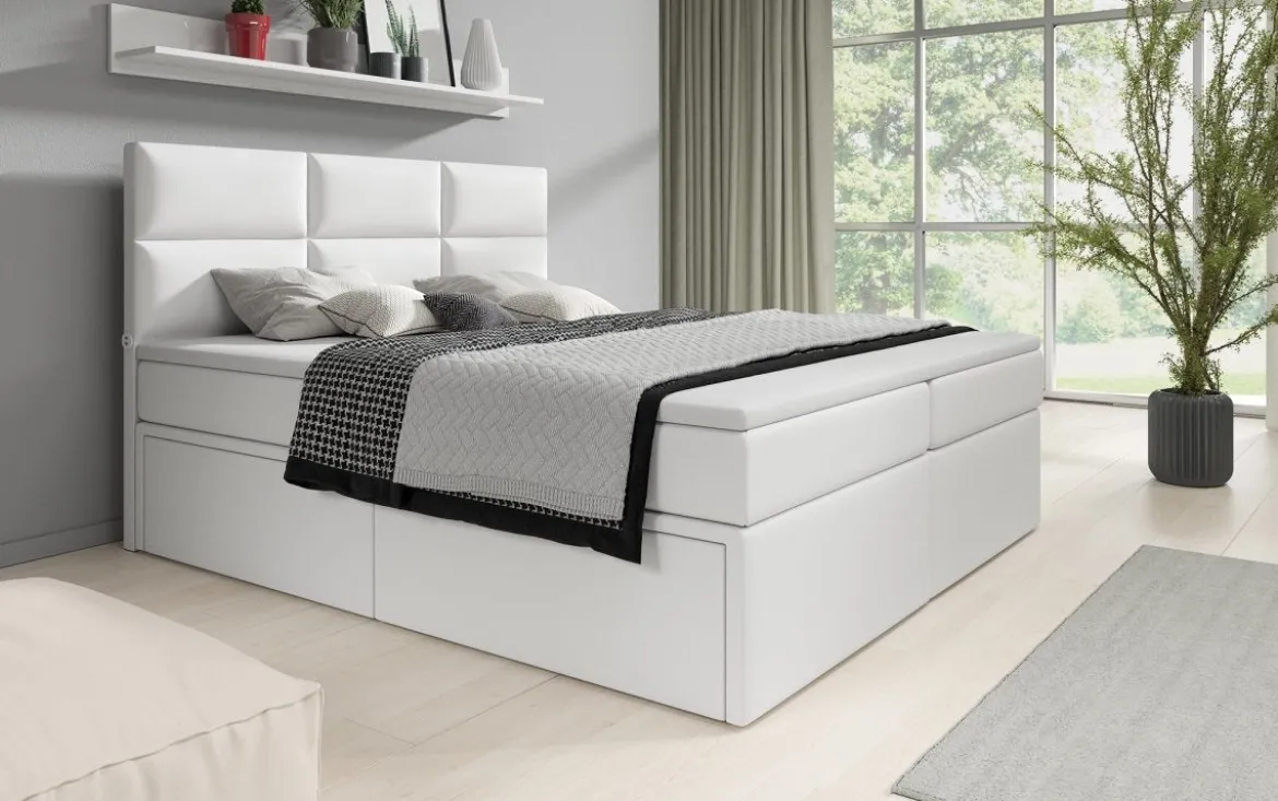 Boxspringbett Citaro mit USB und Stauraum