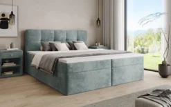 Boxspringbett Cozy II in Cord mit Stauraum