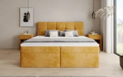 Boxspringbett Cozy II in Cord mit Stauraum