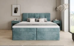 Boxspringbett Cozy II in Cord mit Stauraum