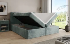 Boxspringbett Cozy II in Cord mit Stauraum