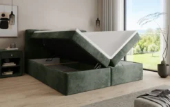 Boxspringbett Cozy II in Cord mit Stauraum