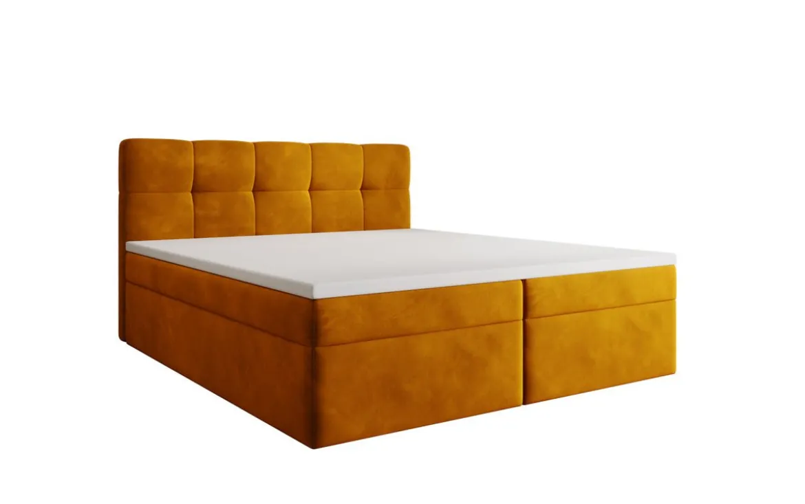 Boxspringbett Cozy II Samt mit Stauraum