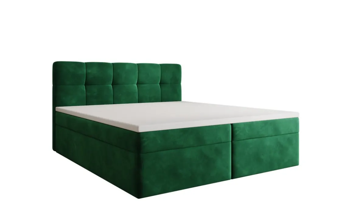 Boxspringbett Cozy II Samt mit Stauraum