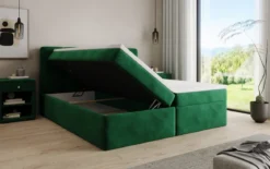 Boxspringbett Cozy II Samt mit Stauraum