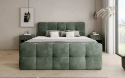 Boxspringbett Cozy in Cord mit Stauraum