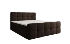 Boxspringbett Cozy in Teddy Bouclé mit Stauraum