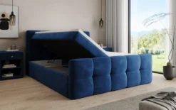 Boxspringbett Cozy Samt mit Stauraum
