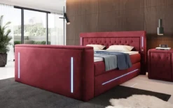 Boxspringbett Divalo mit TV Lift und Stauraum