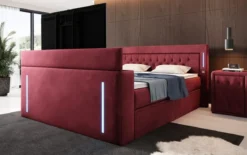 Boxspringbett Divaneo mit TV Lift und Stauraum (2 Schubladen)