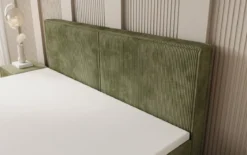 Boxspringbett Elara mit Schwebeoptik in Cord