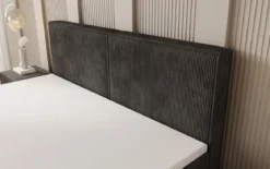 Boxspringbett Elara mit Schwebeoptik in Cord