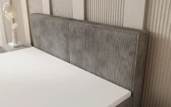 Boxspringbett Elara mit Schwebeoptik in Cord